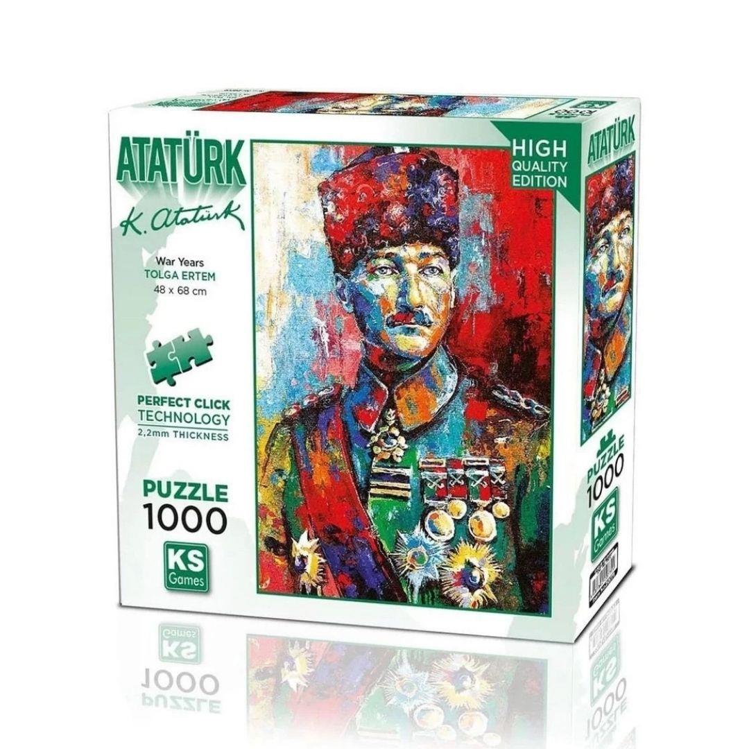 1000 Parça Puzzle, KS GAMES, Atatürk Savaş Yılları Puzzle 1000 Parça 20771