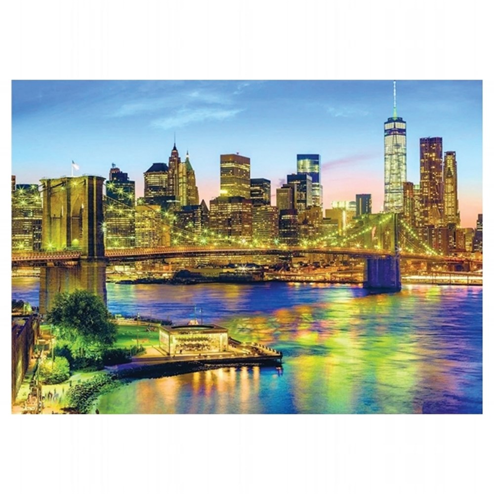 1000 Parça Puzzle, Merkez Oyuncak, Doğuş 1000 Parça Puzzle Manhattan Köprüsü 014