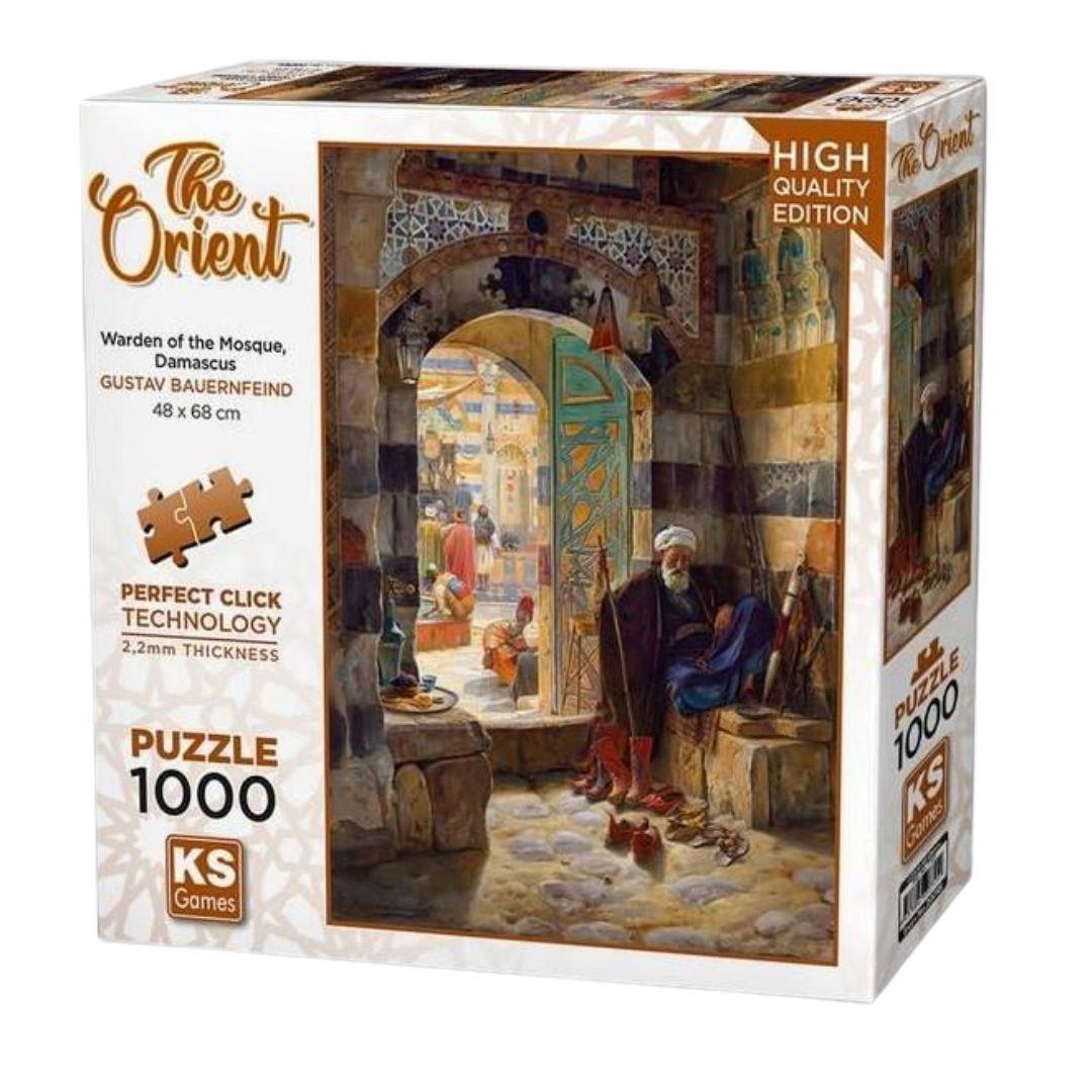 1000 Parça Puzzle, KS GAMES, Warden of the Mosque, Damascus Puzzle 1000 Parça 20755