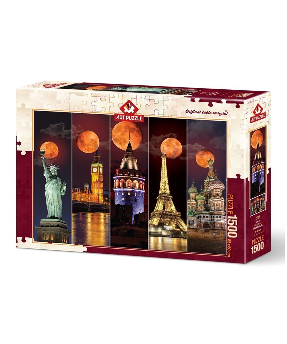 1500 Parça Puzzle, ART PUZZLE, Art Puzzle Kanlı Ay :1500 Parça Puzzle 4548
