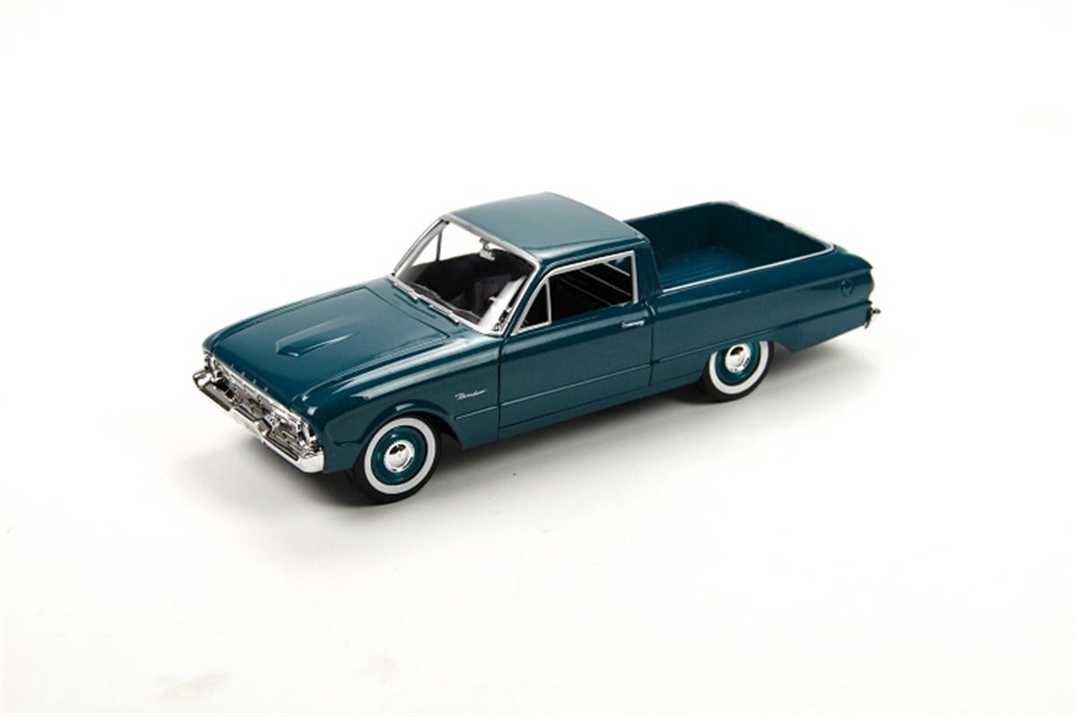 1960 Ford Ranchero 1:24 Koleksiyon Model Araba Mavi Motor Max 