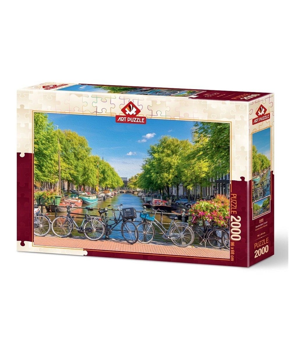 2000 Parça Puzzle, ART PUZZLE, Art Puzzle Amsterdam Kanalı :2000 Parça Puzzle 5480