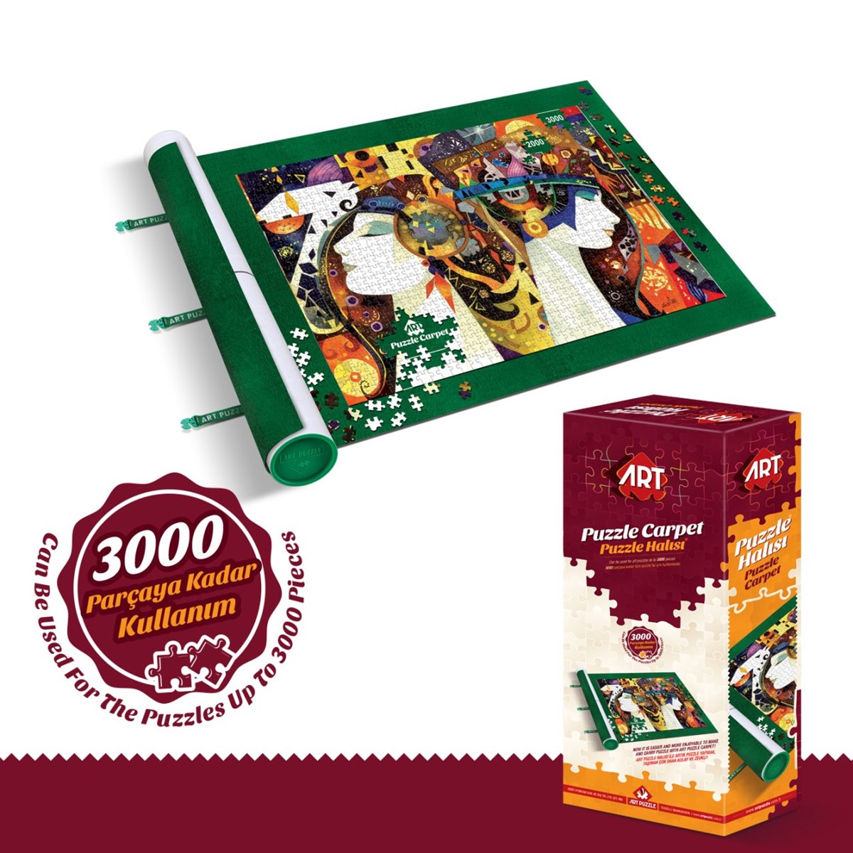 3000 Parça Puzzle, ART PUZZLE, Art Puzzle Halısı 3000'lik (kutulu)
