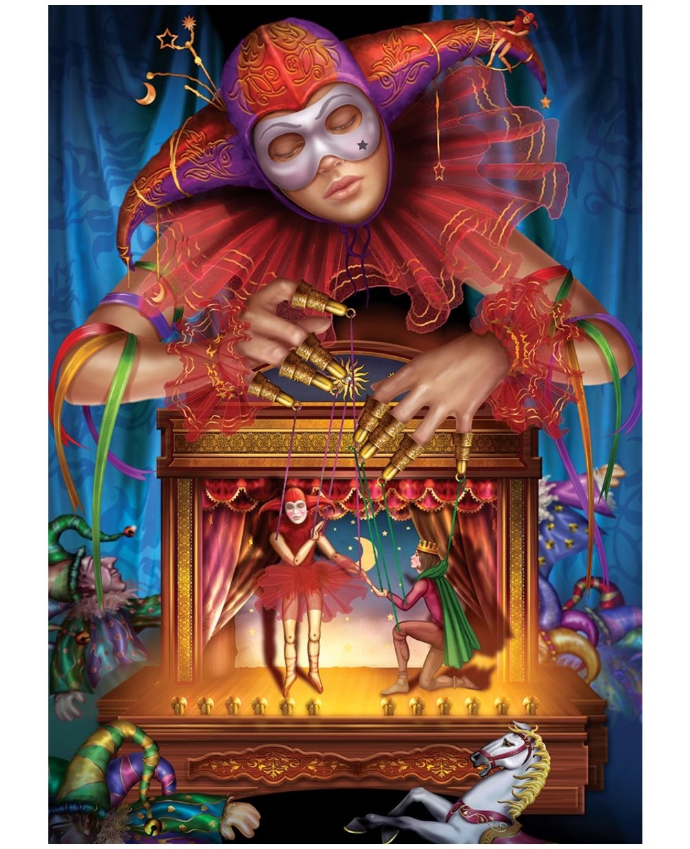 500 Parça Puzzle, ART PUZZLE, Art Puzzle Maskeli Kuklacı 500 Parça Puzzle 5077