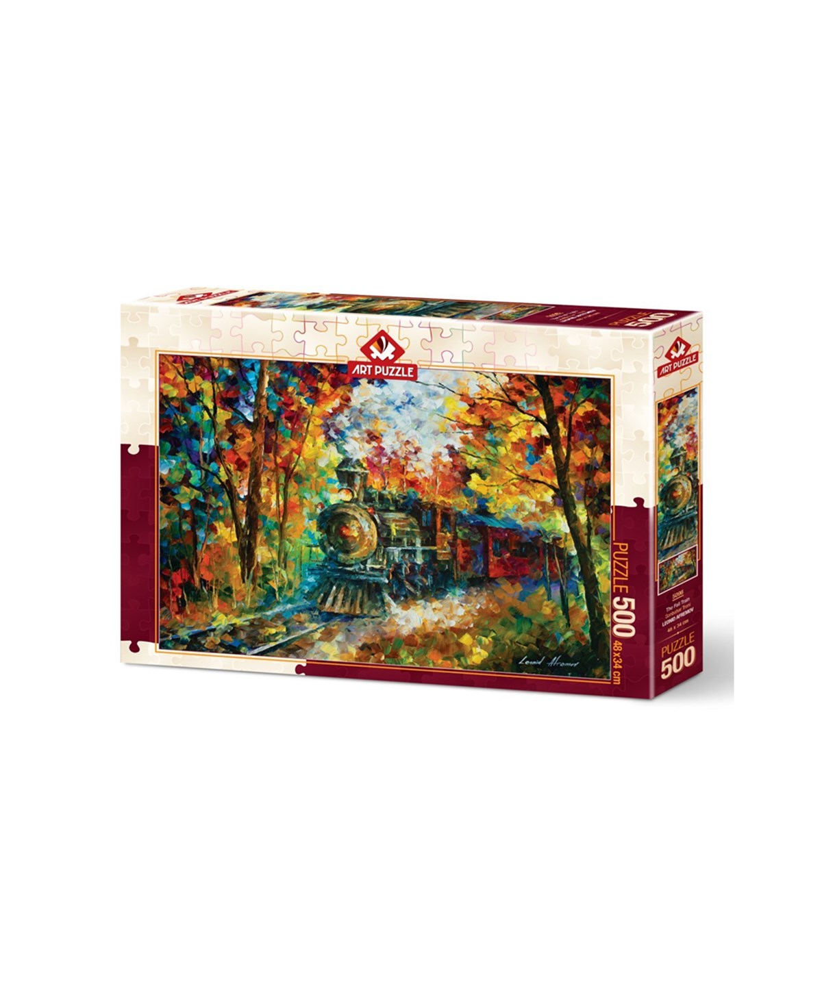500 Parça Puzzle, ART PUZZLE, Art Puzzle Sonbahar Treni - 500 Parça 5096