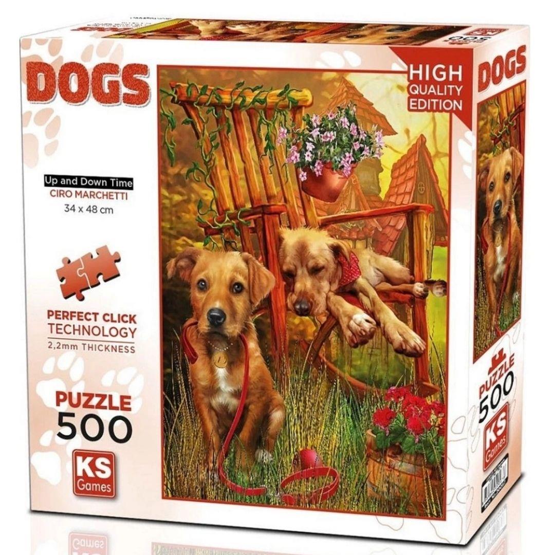 500 Parça Puzzle, KS GAMES, Up and Down Time Puzzle 500 Parça 20067