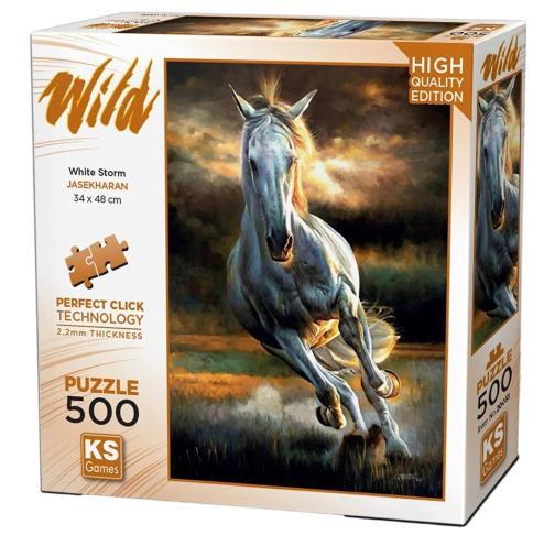 500 Parça Puzzle, KS GAMES, White Storm Puzzle 500 Parça 20051