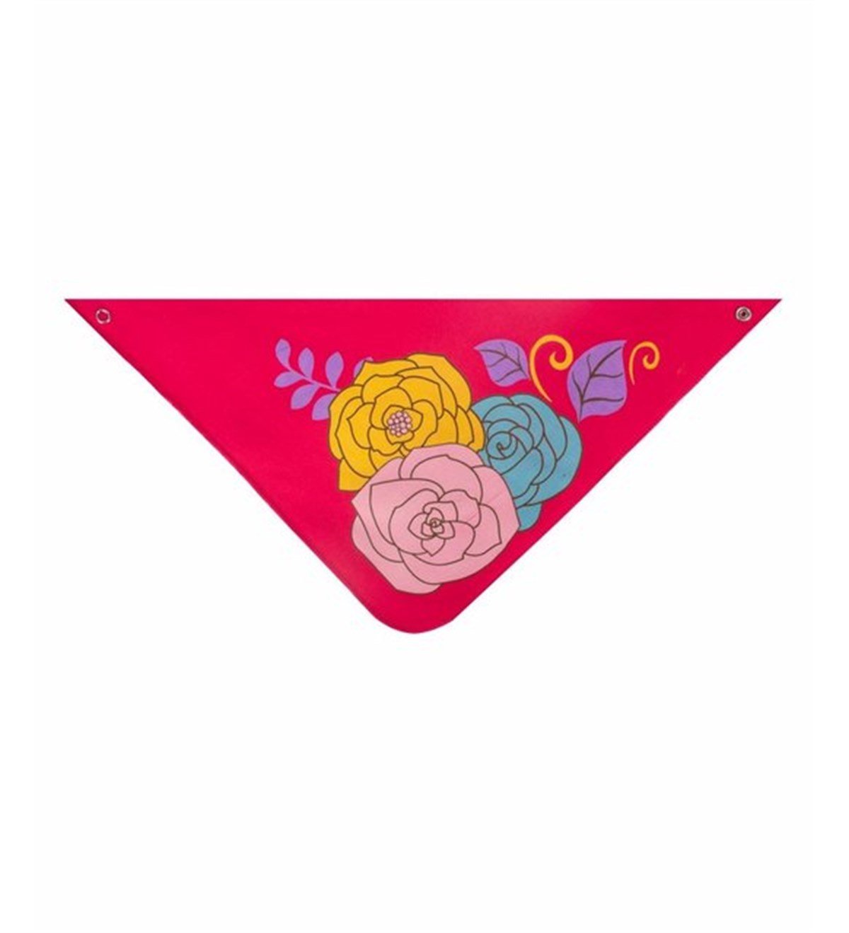 Aksesuar, SEVİ BEBE, Sevi Bebe Fular Önlük 00134 Çiçek Desenli