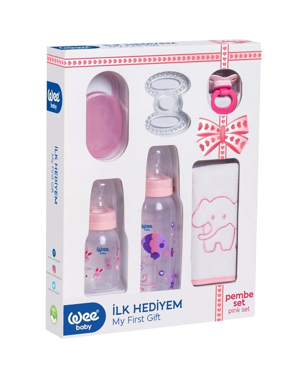Aksesuar, WEE BABY, Wee Baby İlk Hediyem Seti Pembe 128