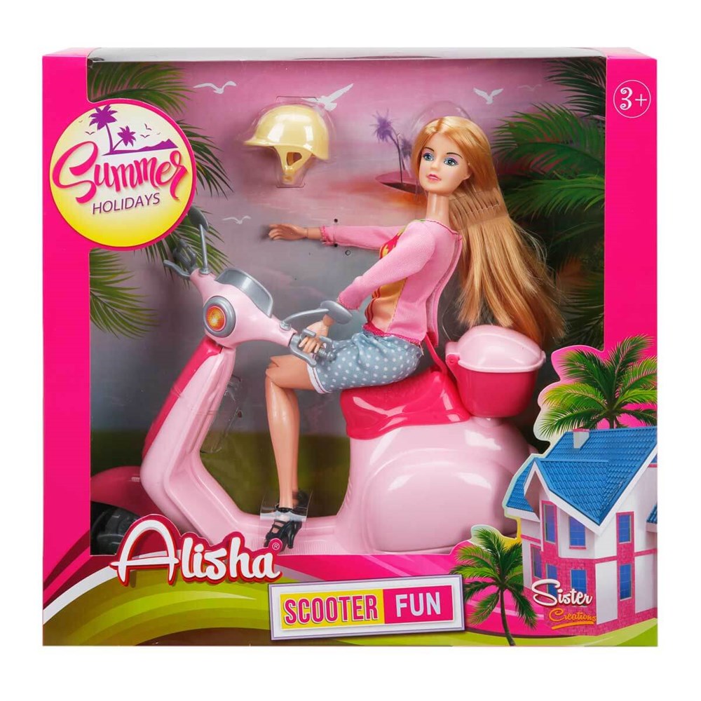 Alisha'nın Yaz Tatili Scooter Keyfi 99044