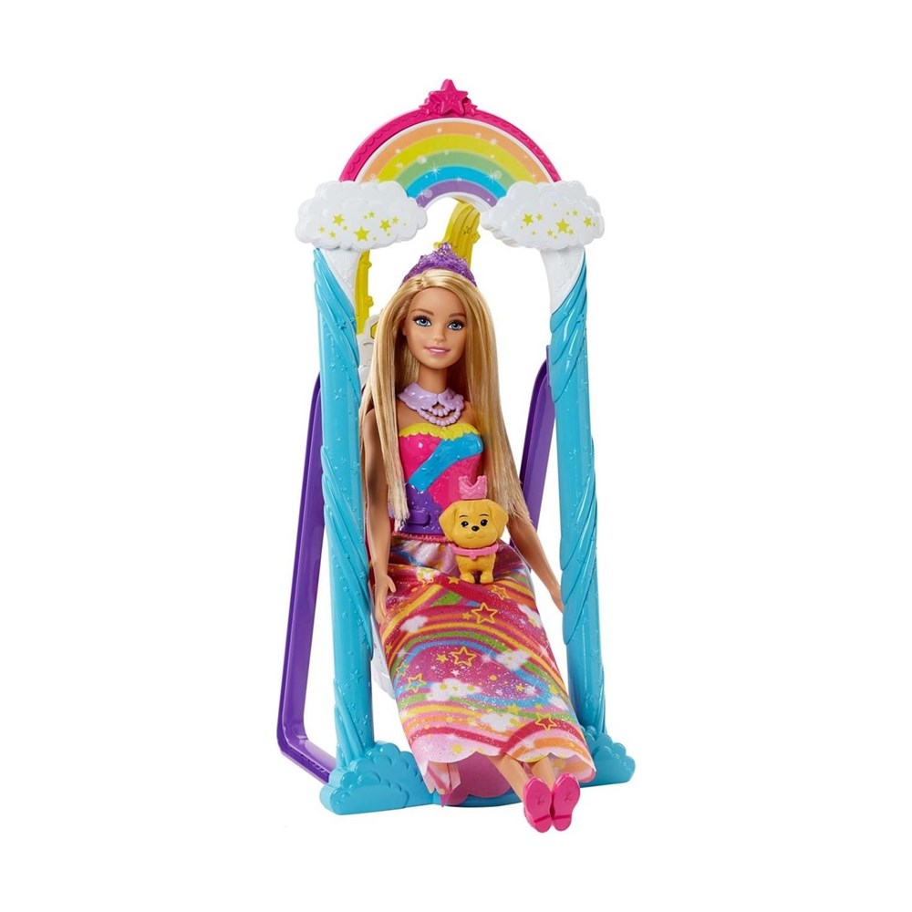 Barbie Dreamtopia Bebek Gökkuşağı Prensesi Ve Salıncağı FJD06