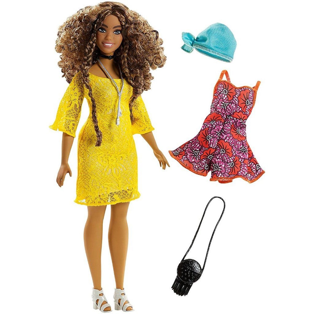 Barbie Fashionistas Bebek Yedek Elbiseli Büyüleyici Parti Bebekleri #85 FJF67 FJF70