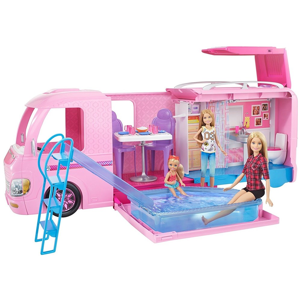 Barbie'nin Havuzlu Muhteşem Pembe Karavanı FBR34 I Merkez Oyuncak I  Güvenilir Alışveriş, Hızlı Kargo, Kolay İade!