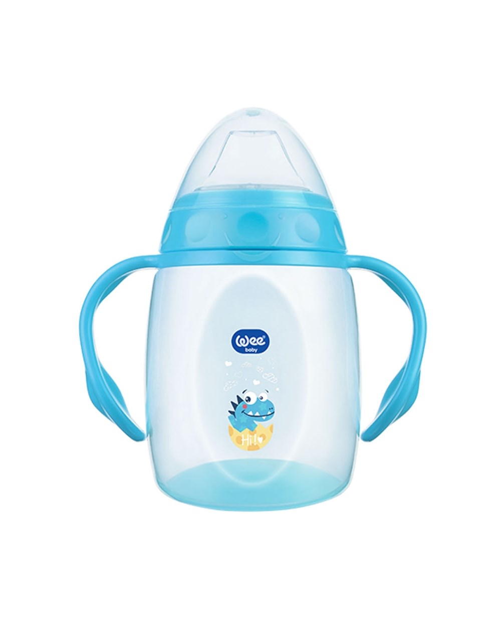 Bardaklar, WEE BABY, Wee Baby Kulplu Alıştırma Bardağı 250 ml 169 Mavi