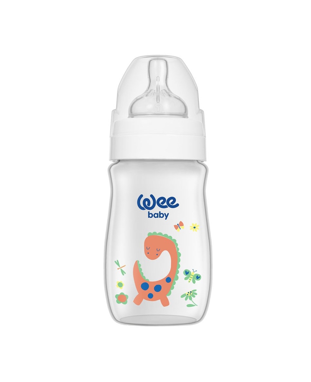 Biberon, WEE BABY, Wee Baby Klasik Plus Geniş Ağızlı PP Biberon 250 ml 136 Beyaz