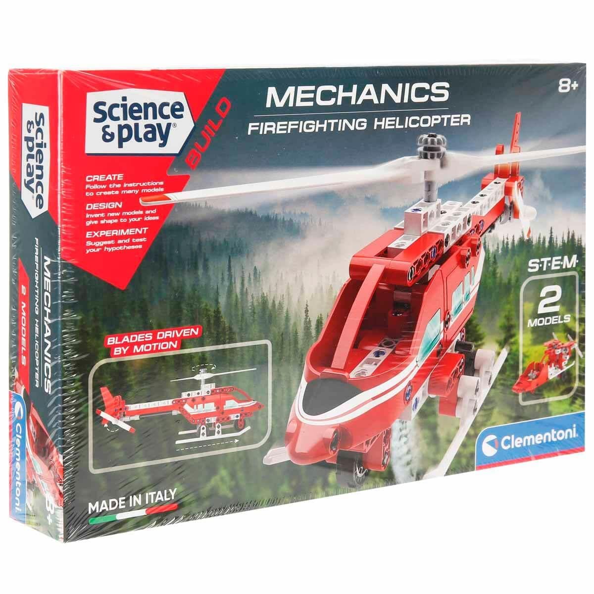 Bilim Oyun Setleri, Clementoni, Clementoni Bilim ve Oyun Mechanics Firefighting Helikopter