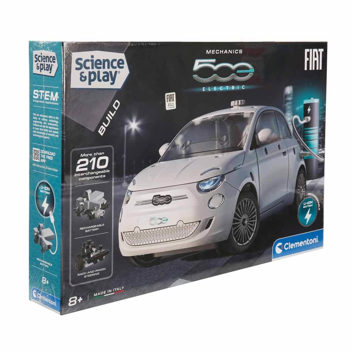 Bilim Oyun Setleri, Clementoni, Clementoni Bilim ve Oyun Mechanics Fiat 500e Elektrikli Araba 75085