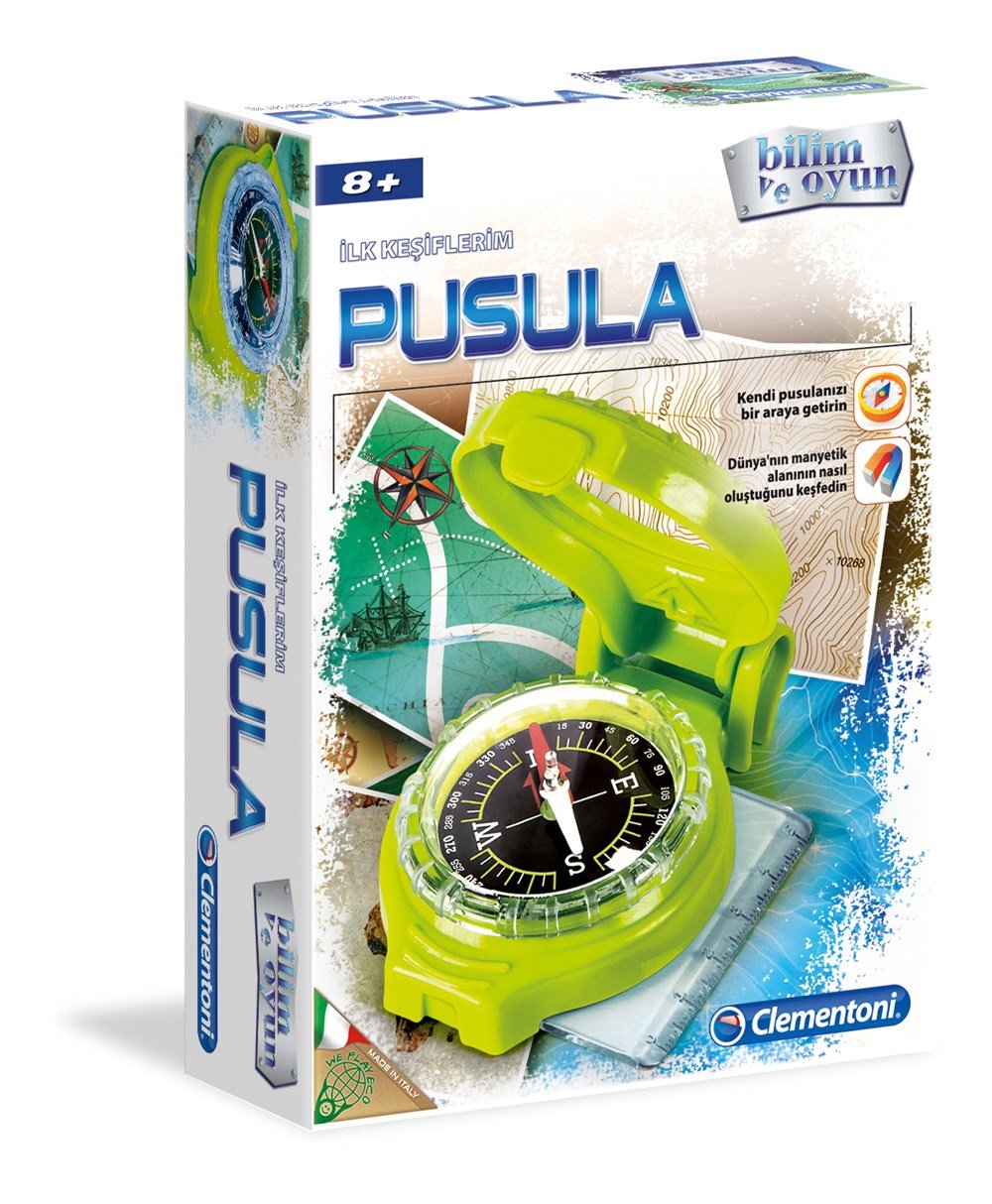 Bilim Oyun Setleri, Clementoni, Clementoni Bilim ve Oyun İlk Keşiflerim Pusula
