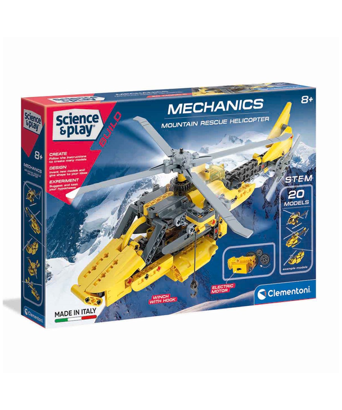 Bilim Oyun Setleri, Clementoni, Clementoni Mekanik Laboratuvarı Kurtarma Helikopteri 75063