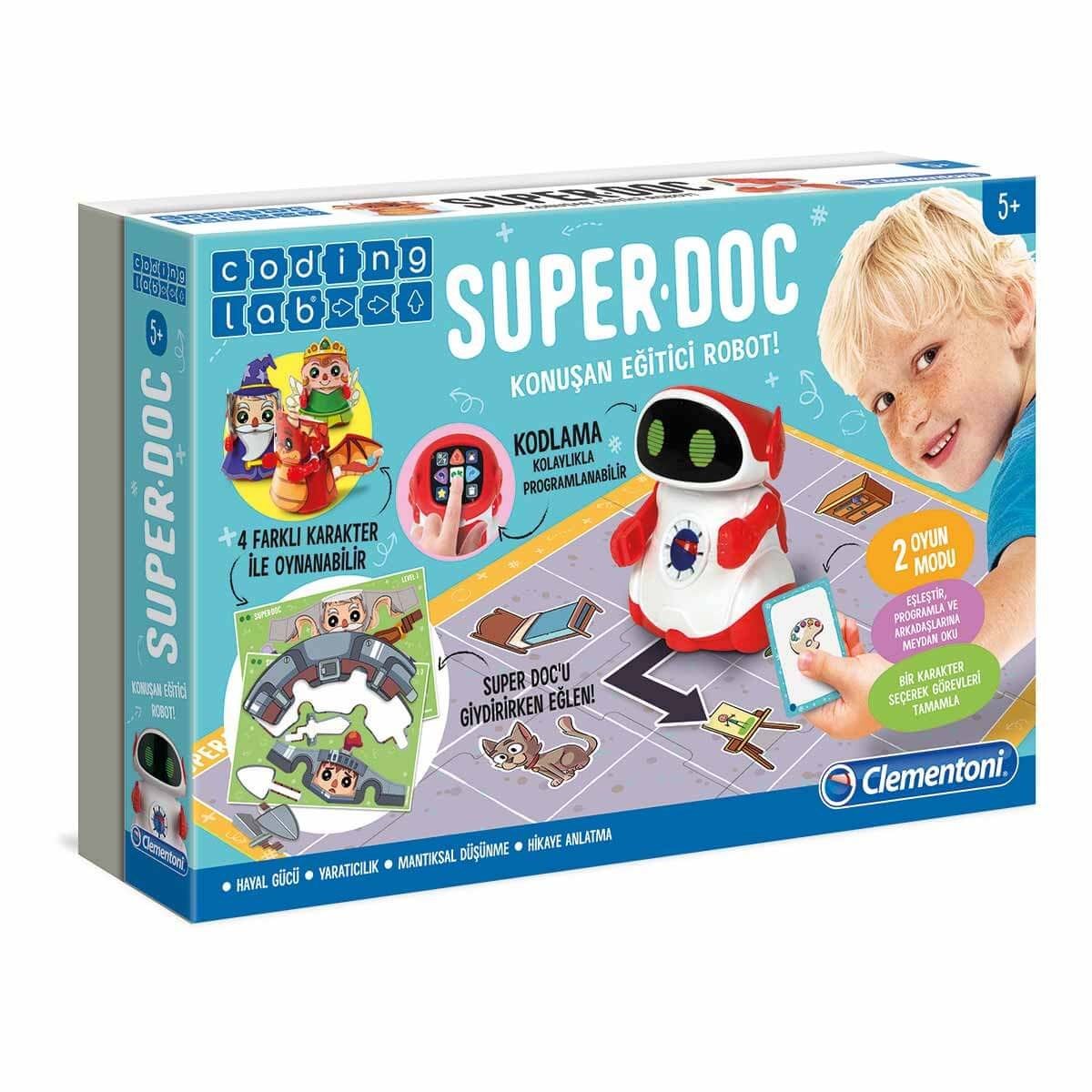 Bilim Oyun Setleri, Clementoni, Clementoni Süper Doc Eğitici Konuşan Robot 64960