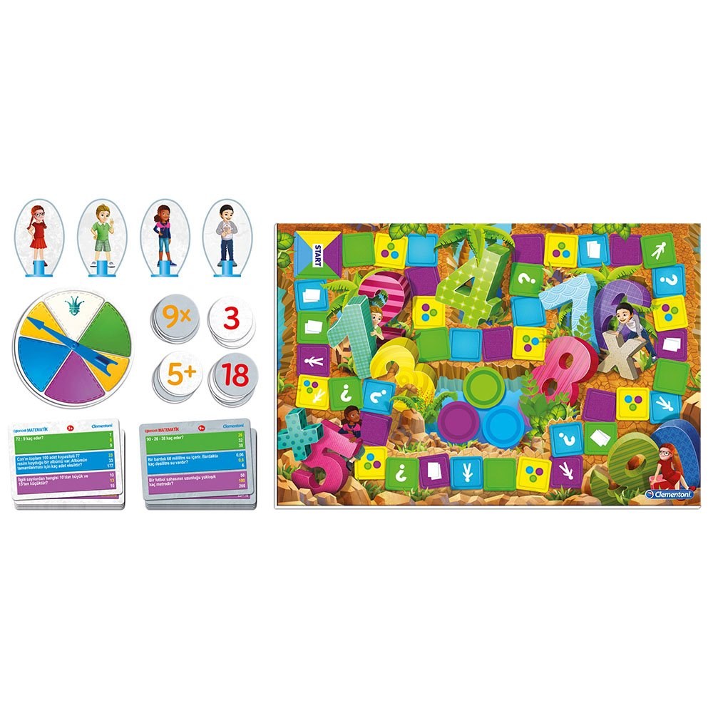 Clementoni Oyna ve Öğren Eğlenceli Matematik 64808