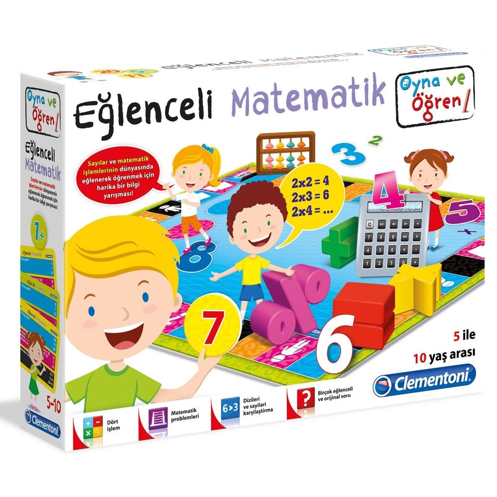 Clementoni Oyna ve Öğren Eğlenceli Matematik 64559