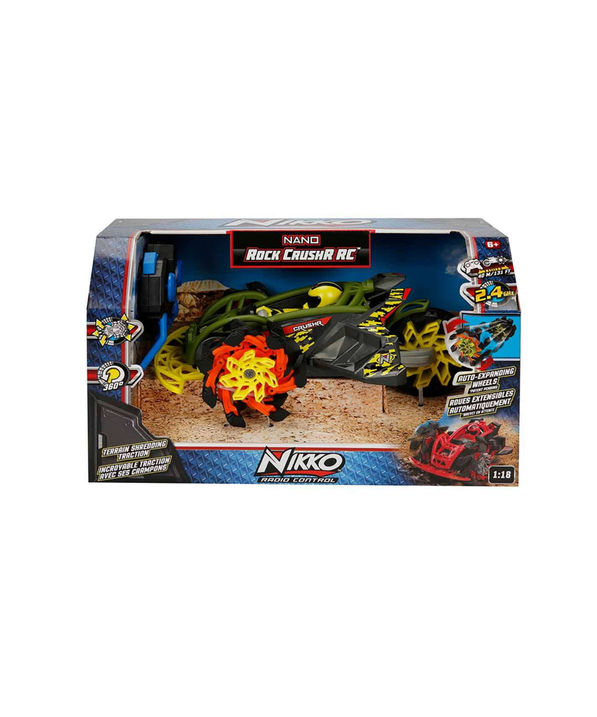 Breadcrumbut, Sunman, 1:18 Nikko Rock CrushR RC Uzaktan Kumandalı Araba 03102 Yeşil