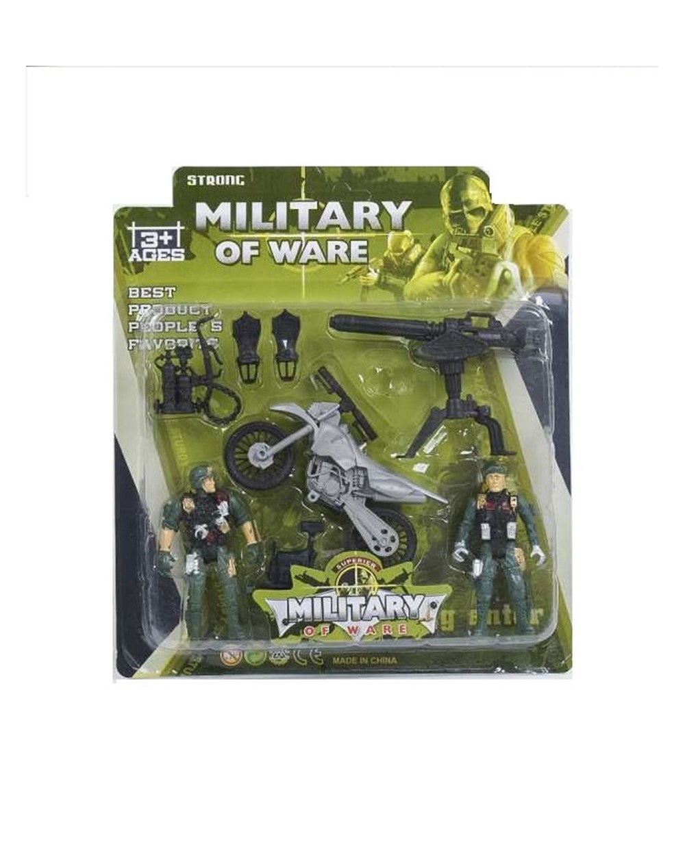 Breadcrumbut, Merkez Oyuncak, 9060-31 Kartela Asker Seti ve Aksesuarları Ware 09531 Motosiklet