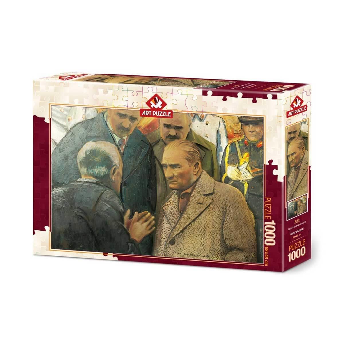 Breadcrumbut, ART PUZZLE, Art Puzzle Atatürk ve Depremzede 1000 Parça Puzzle 4589