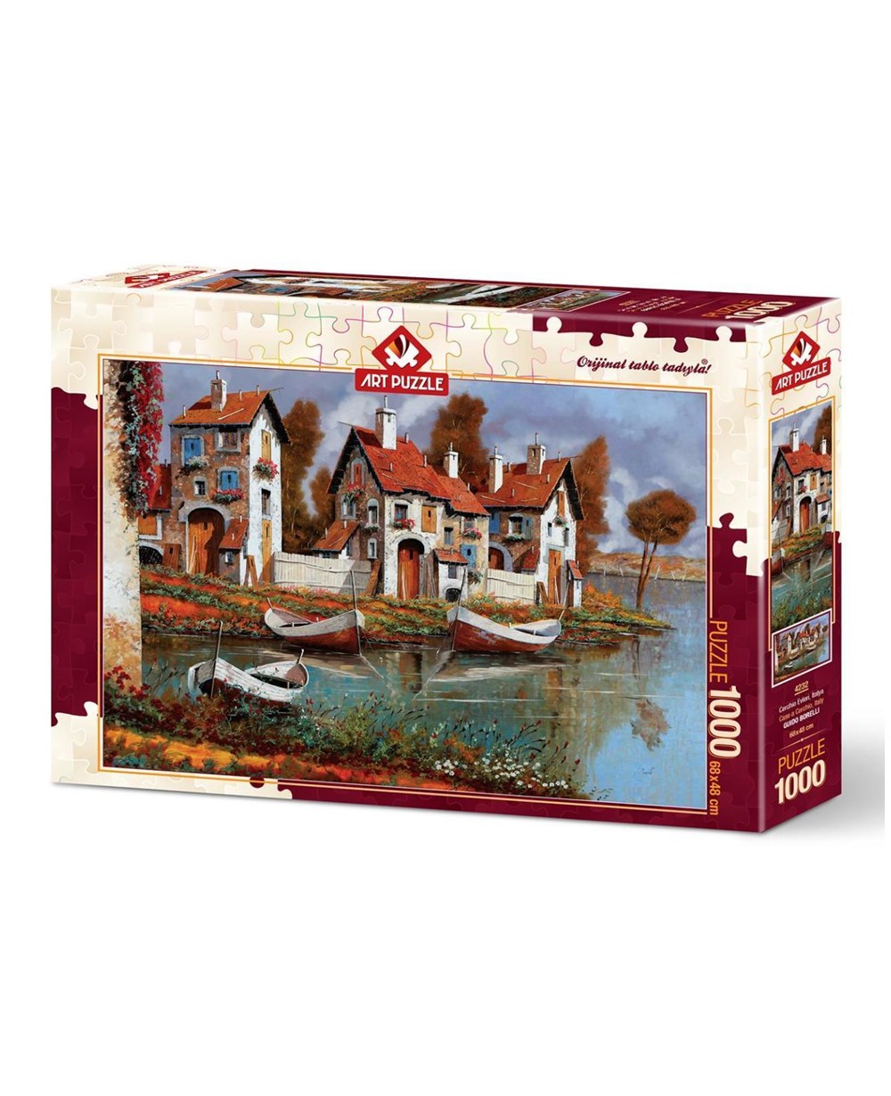 Breadcrumbut, ART PUZZLE, Art Puzzle Cerchıo Evleri İtalya 1000 Parça 4232