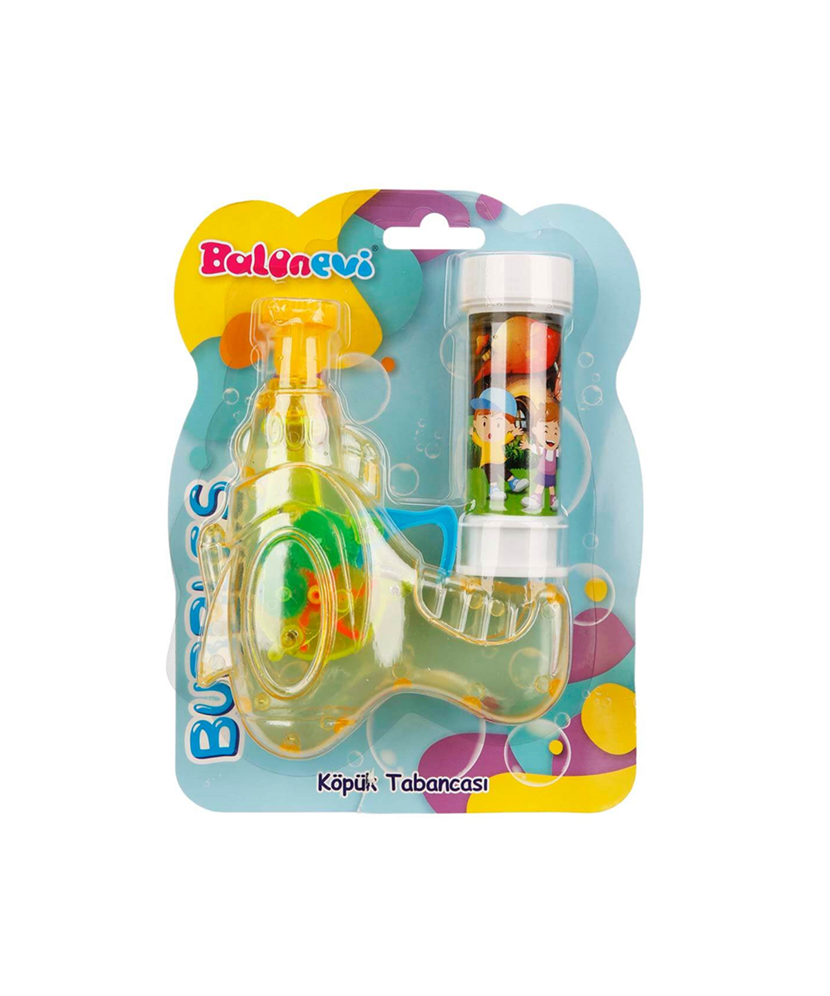 Breadcrumbut, BALONEVİ, Balonevi Köpük Balon Tabancası Blister 30133 Sarı