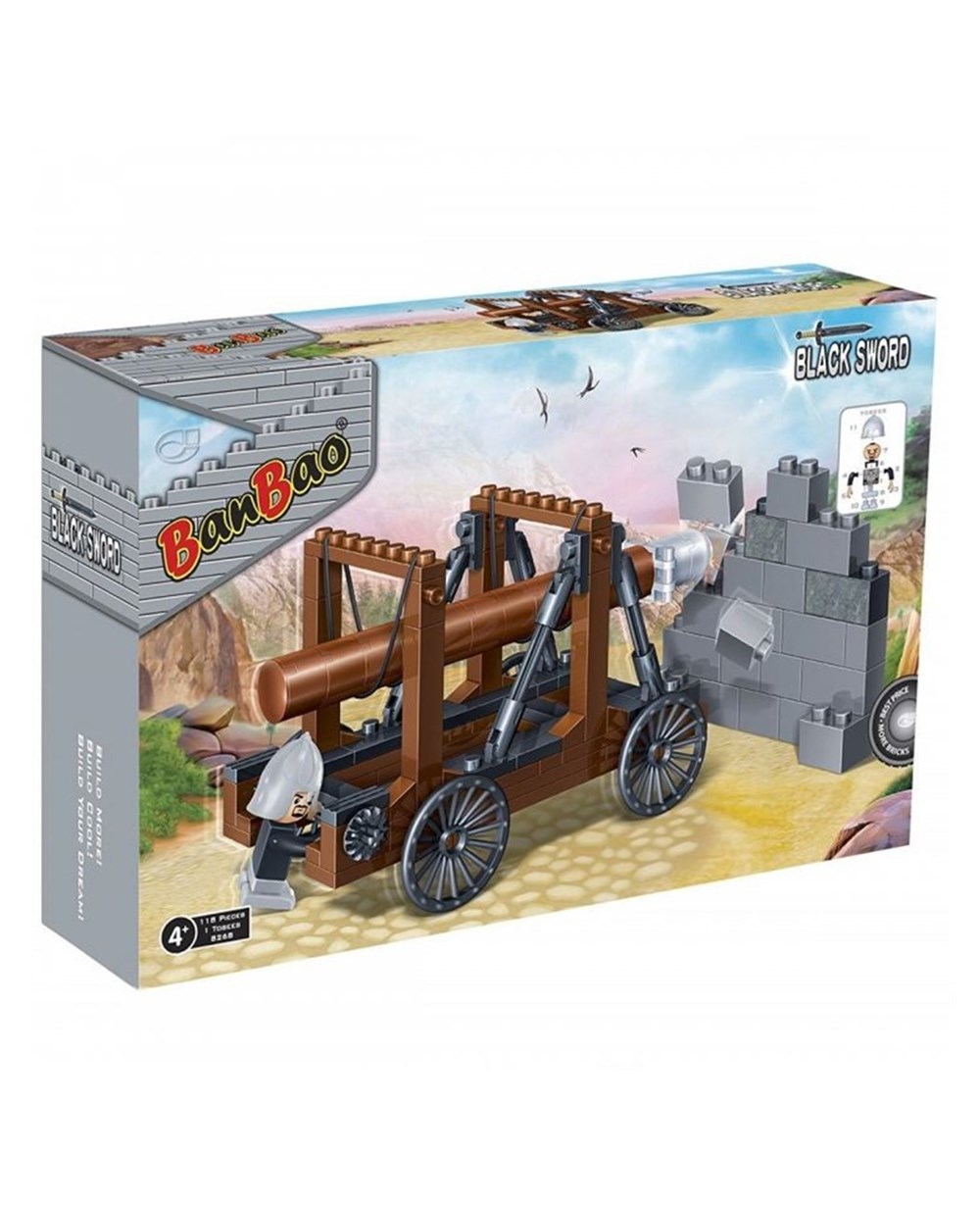 Breadcrumbut, Banbao, BANBAO Black Sword Duvar Kırma Aracı Lego Seti 118 Parça 8268