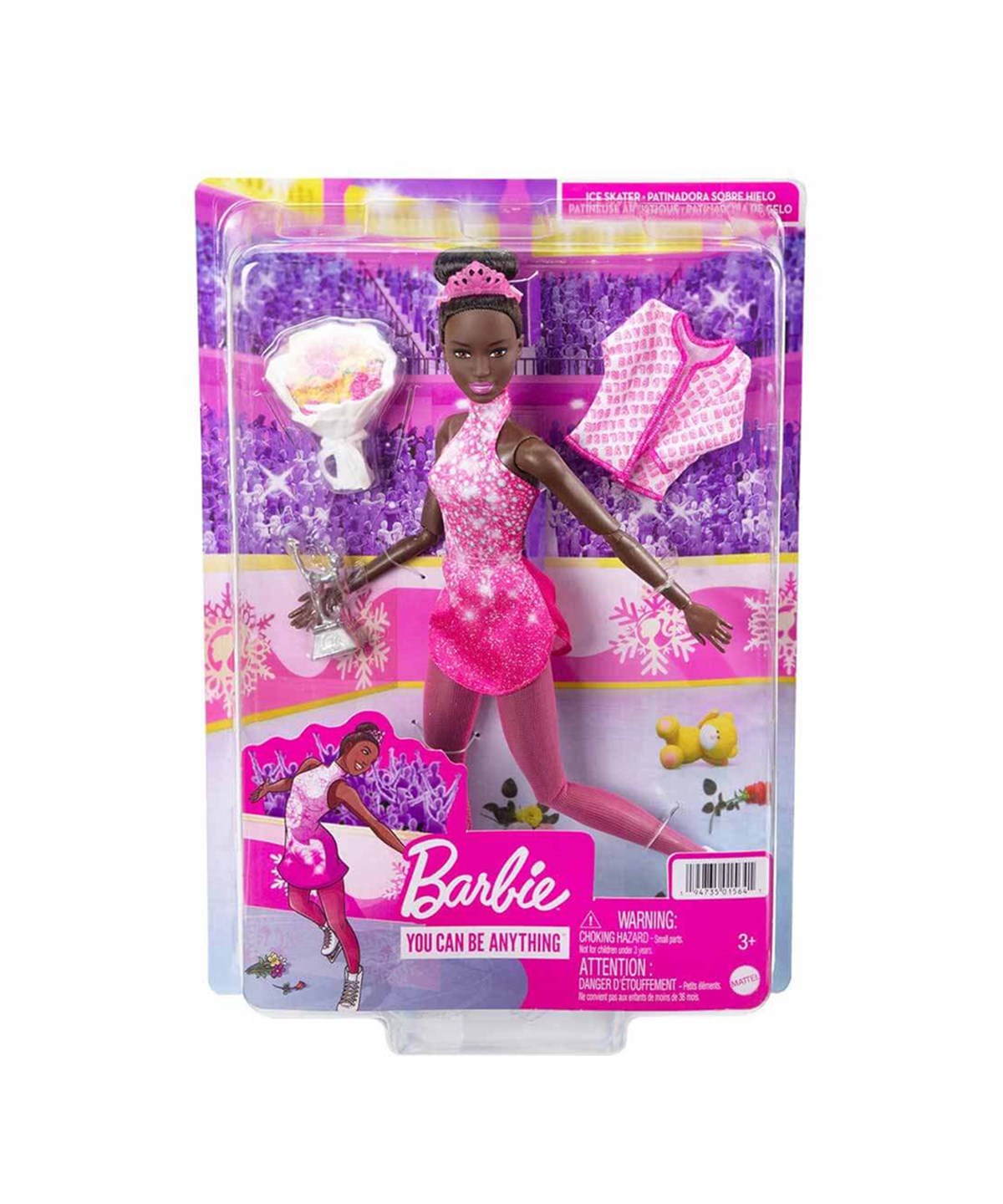 Breadcrumbut, Barbie, Barbie Buz Pateni Sporcusu Bebek HCN31