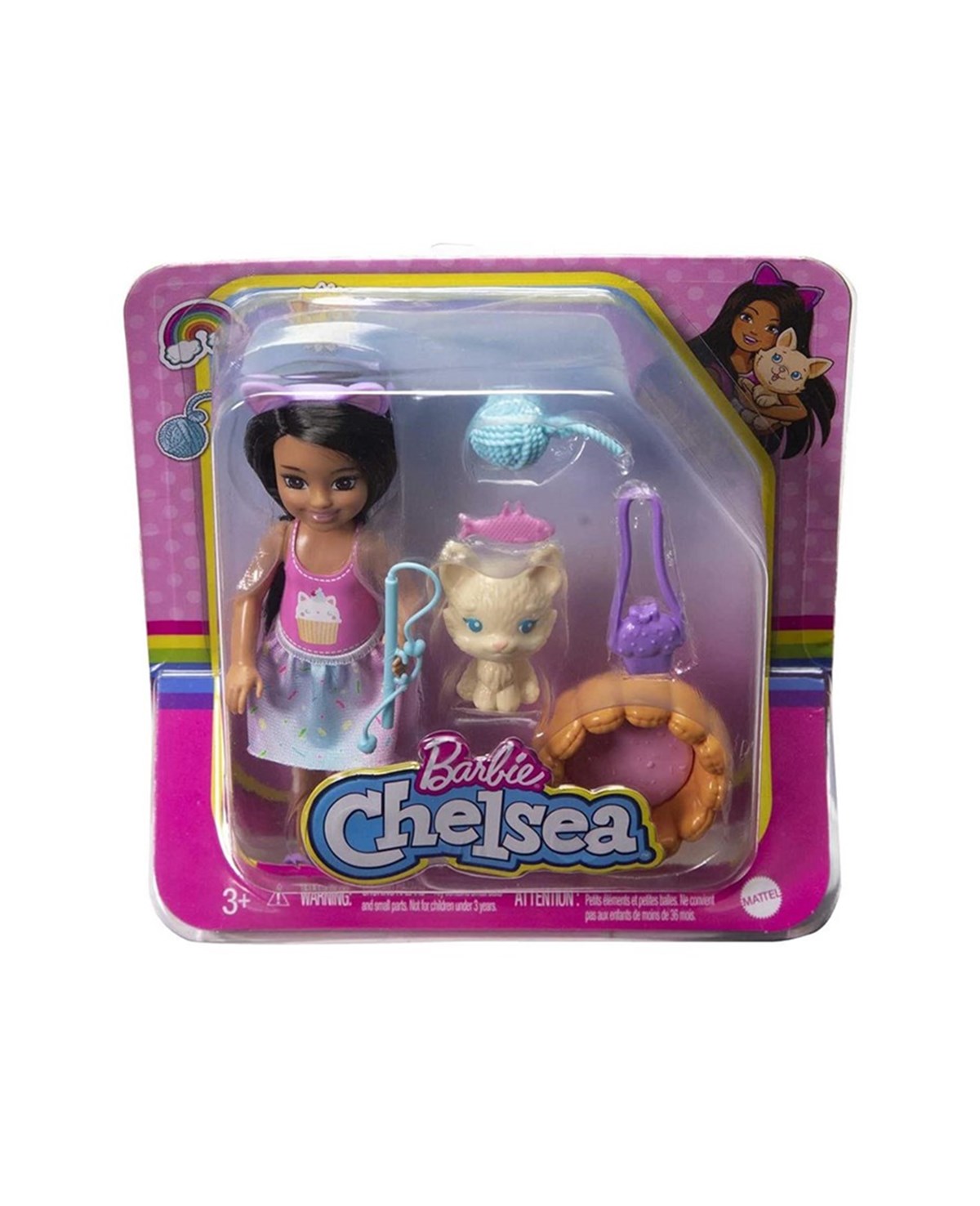 Breadcrumbut, Barbie, Barbie Chelsea Hayvan Dostları Serisi HGT08 HGT09 Yavru Kedi