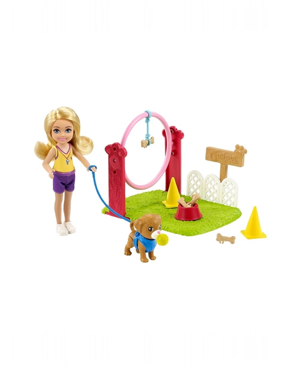 Breadcrumbut, Barbie, Barbie Chelsea Meslekleri Öğreniyor Bebek ve Oyun Setleri Serisi GTR88 GTN62 Köpek Eğitmeni