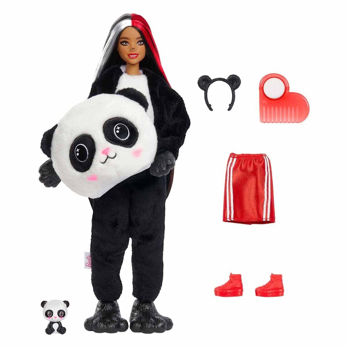 Breadcrumbut, Barbie, Barbie Cutie Reveal Bebekler HHG18 HHG22 Panda