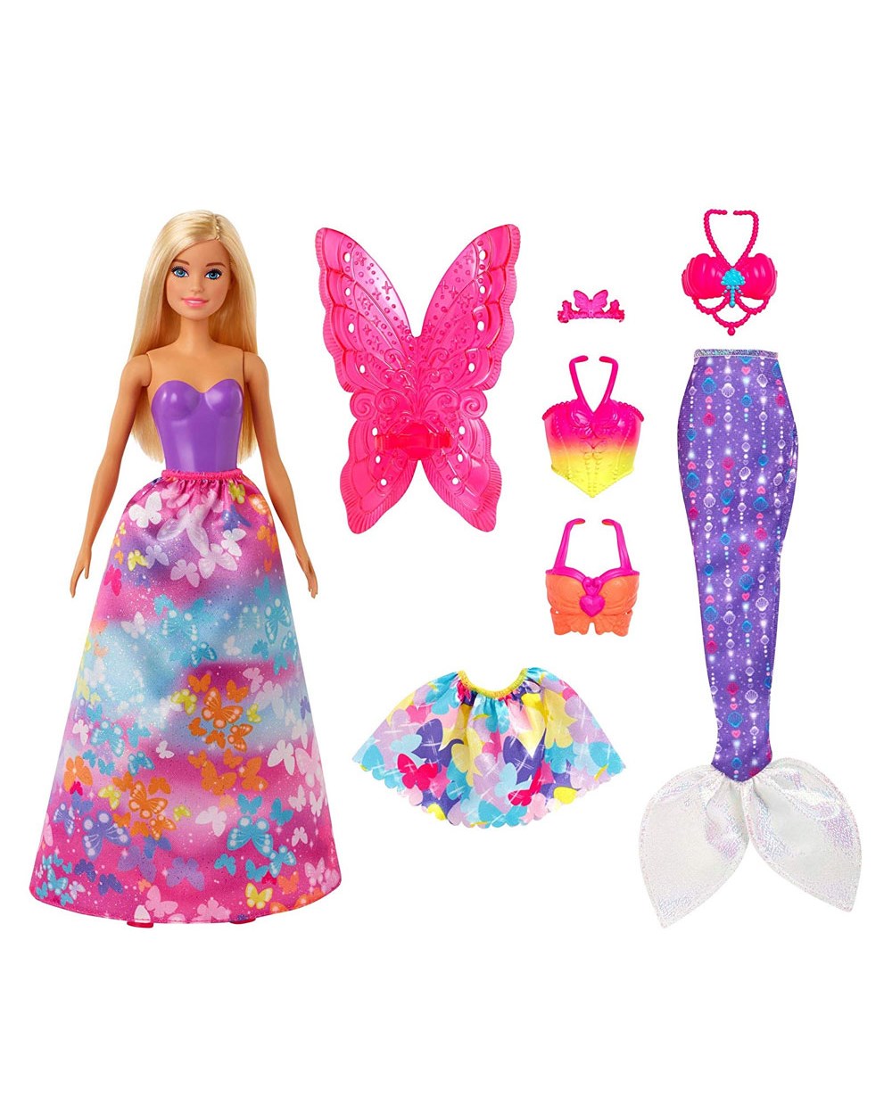 Breadcrumbut, Barbie, Barbie Dreamtopia Dönüşen Prenses Bebek Oyun Seti GJK40