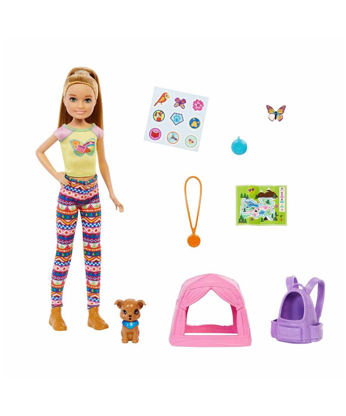 Breadcrumbut, Barbie, Barbie nin Kız Kardeşleri Kampa Gidiyor Oyun Seti HDF69 HDF70