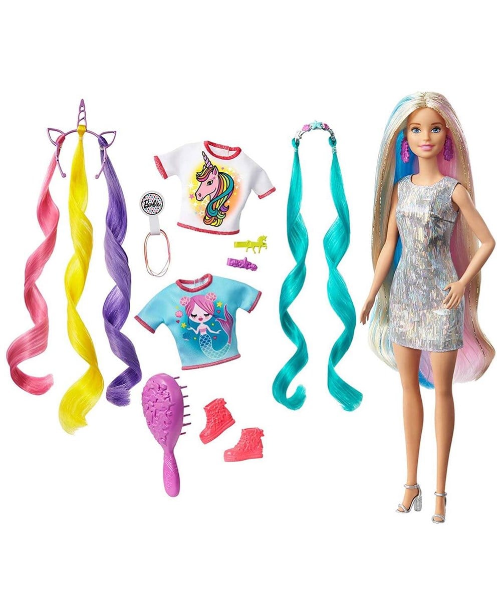 Breadcrumbut, Barbie, Barbie Rengarenk Saçlar Bebeği GHN04