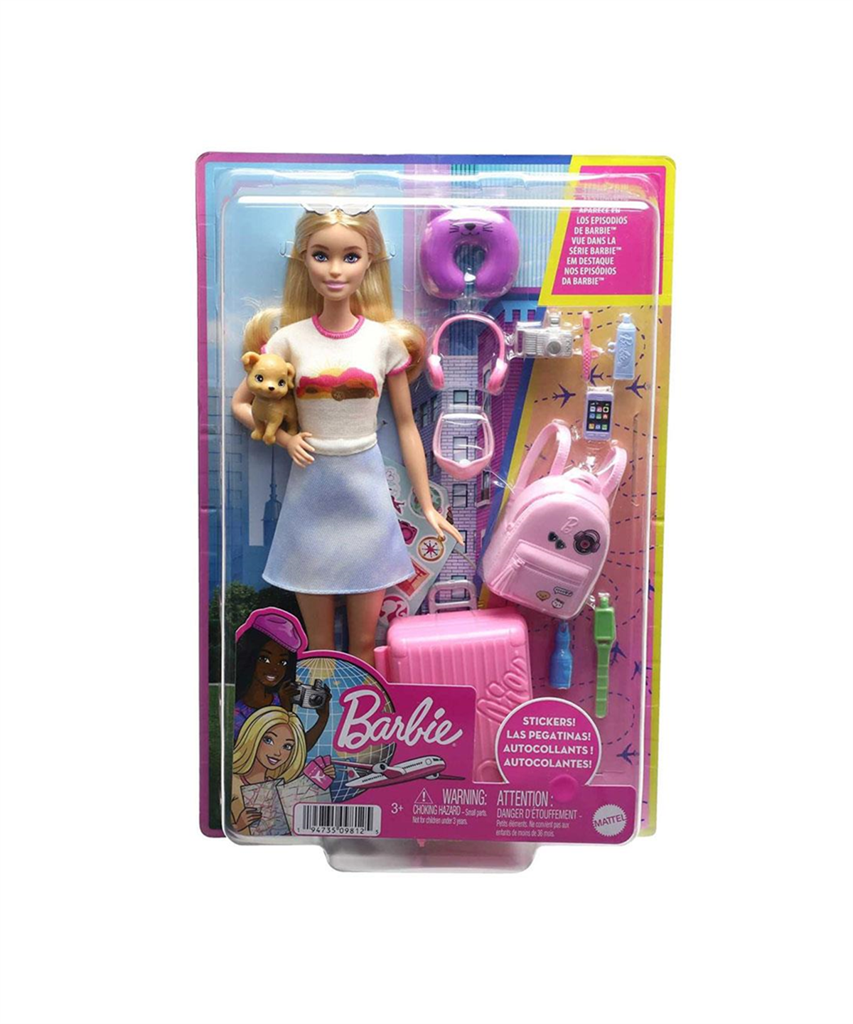 Breadcrumbut, Barbie, Barbie Seyahatte Bebeği ve Aksesuarları HJY18