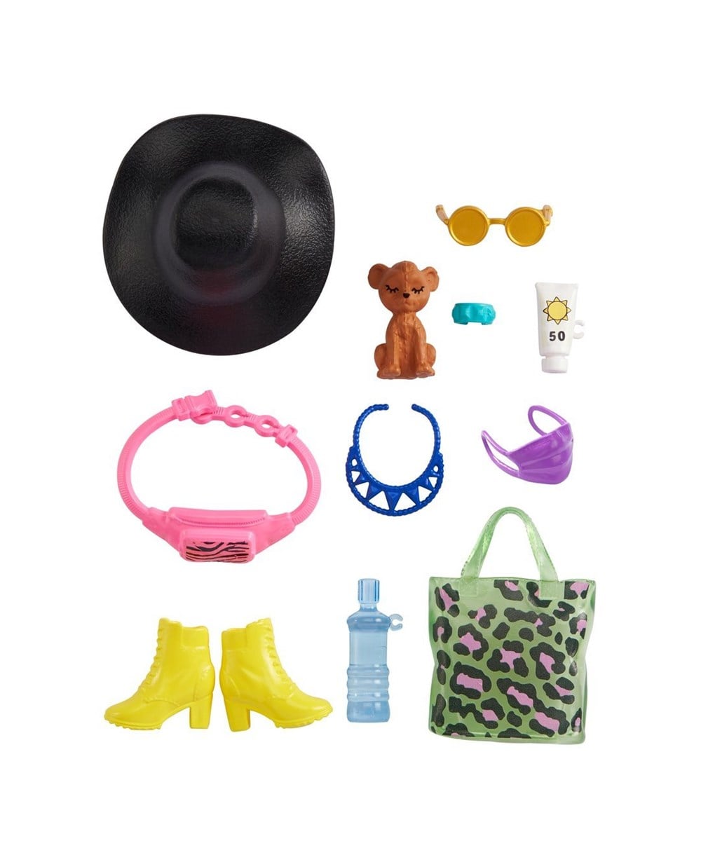 Breadcrumbut, Barbie, Barbienin Moda Aksesuarları Paketleri GWC28 GRC14 Safari