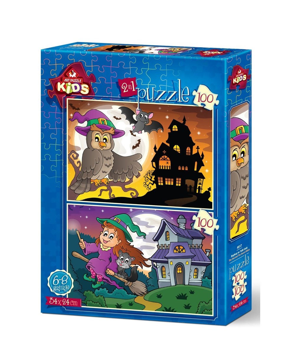 Breadcrumbut, ART PUZZLE, BAYKUŞ VE TATLI CADI - 2x100 PARÇA