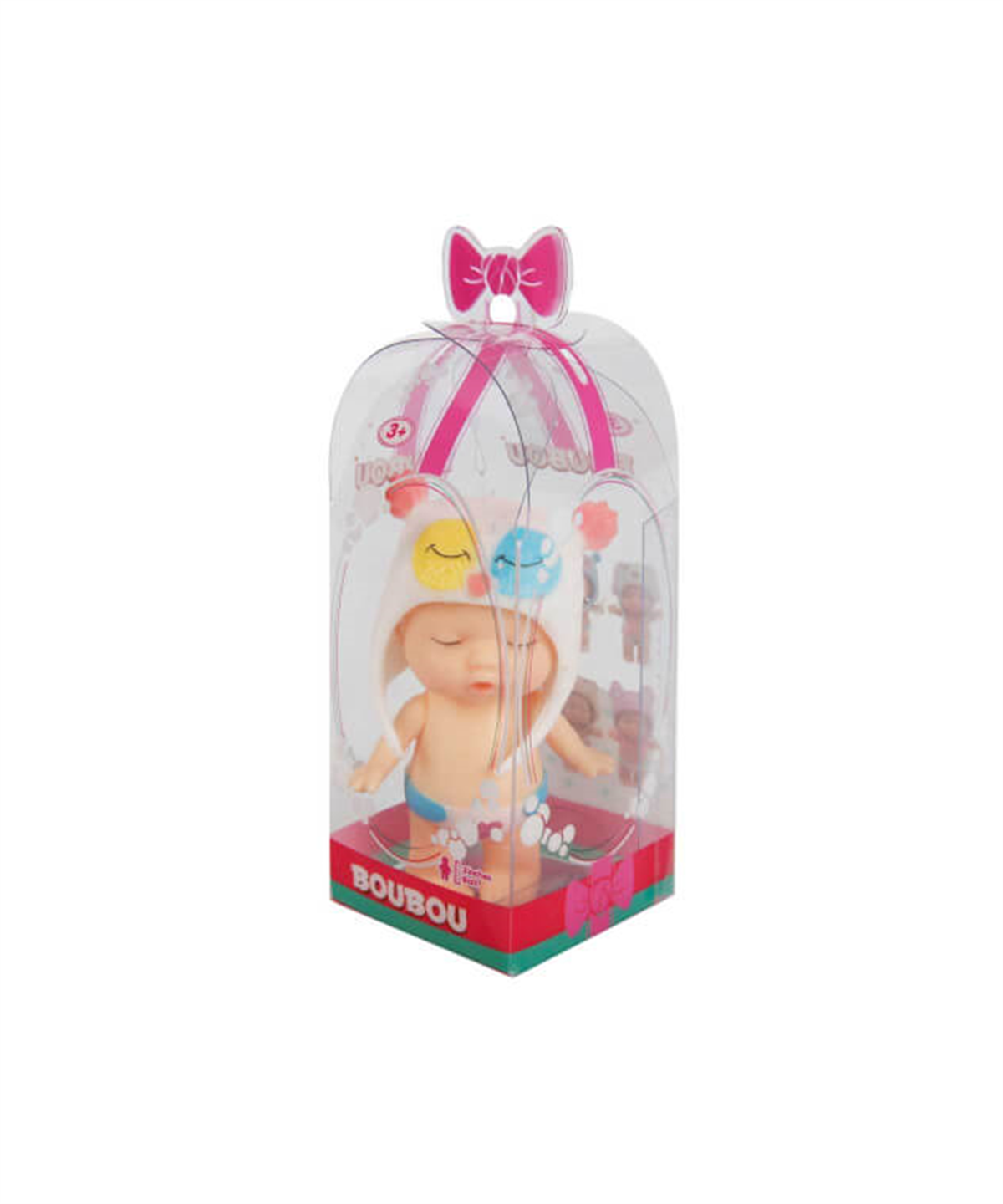 Breadcrumbut, Sunman, Boubou Yeni Doğan Şapkalı Bebek 8 cm 20388 Beyaz Baykuş