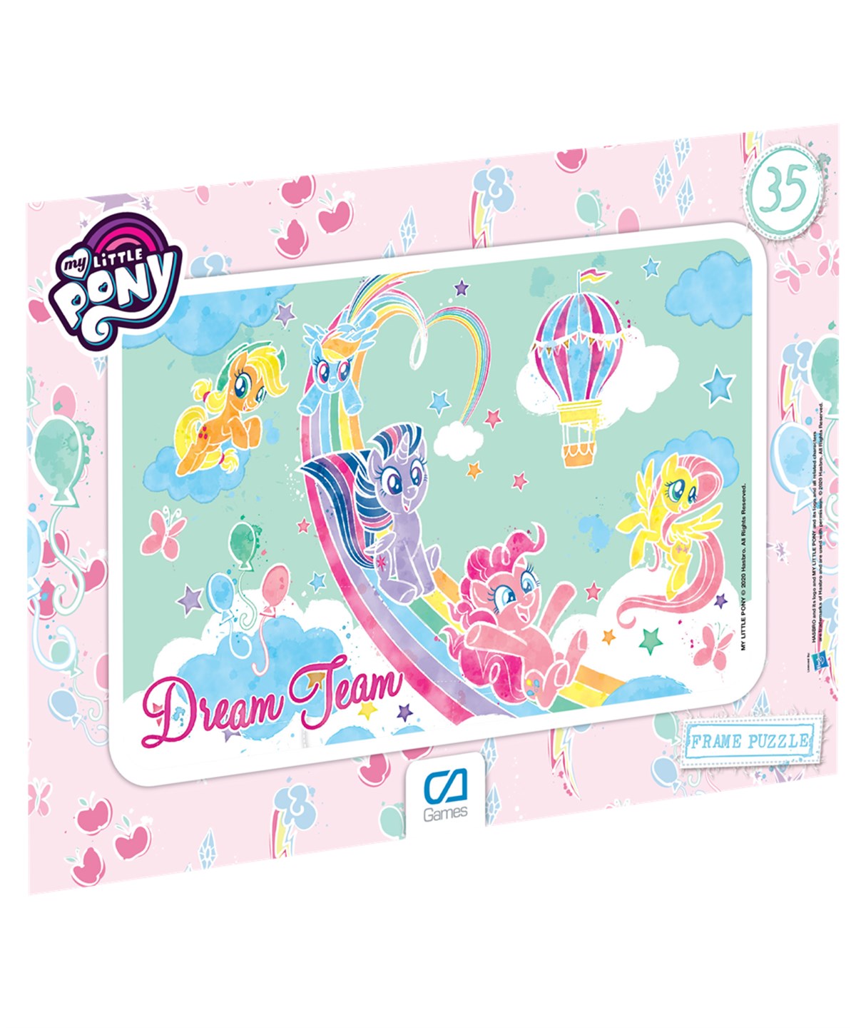Breadcrumbut, CA Games, CA Games 5014 My Little Pony Frame Puzzle 35 Parça 40275 Pembe