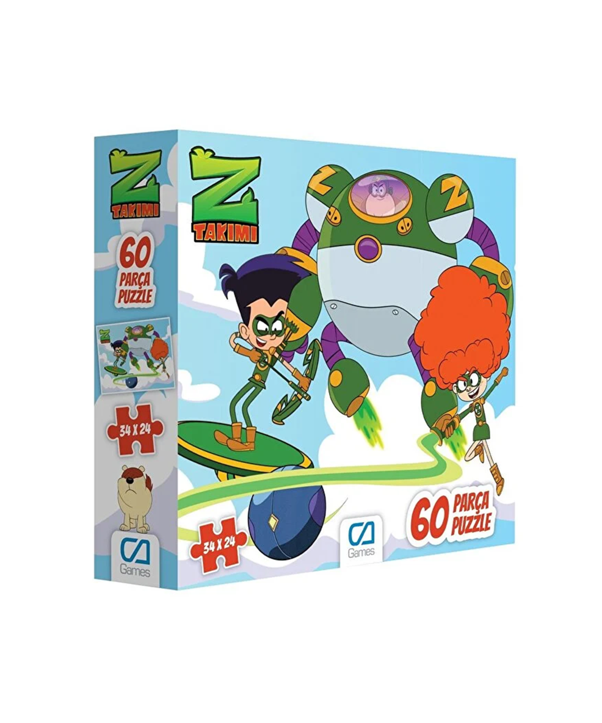 Breadcrumbut, CA Games, CA Games Z Takımı Puzzle 60 Parça