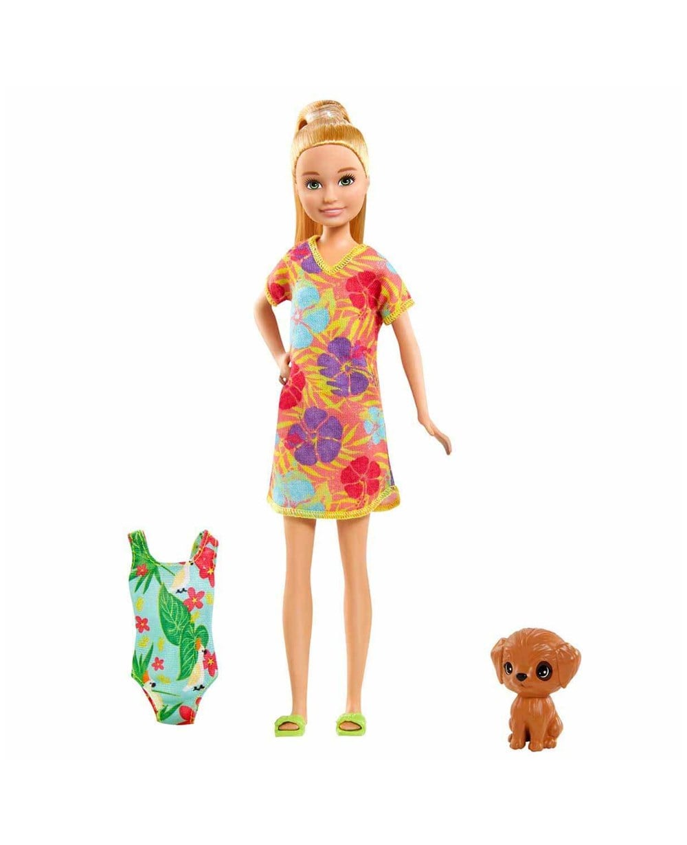 Breadcrumbut, Barbie, Chelsea Kayıp Doğum Günü Bebek ve Aksesuarlar Serisi GRT86 GRT89 Çiçekli Elbiseli