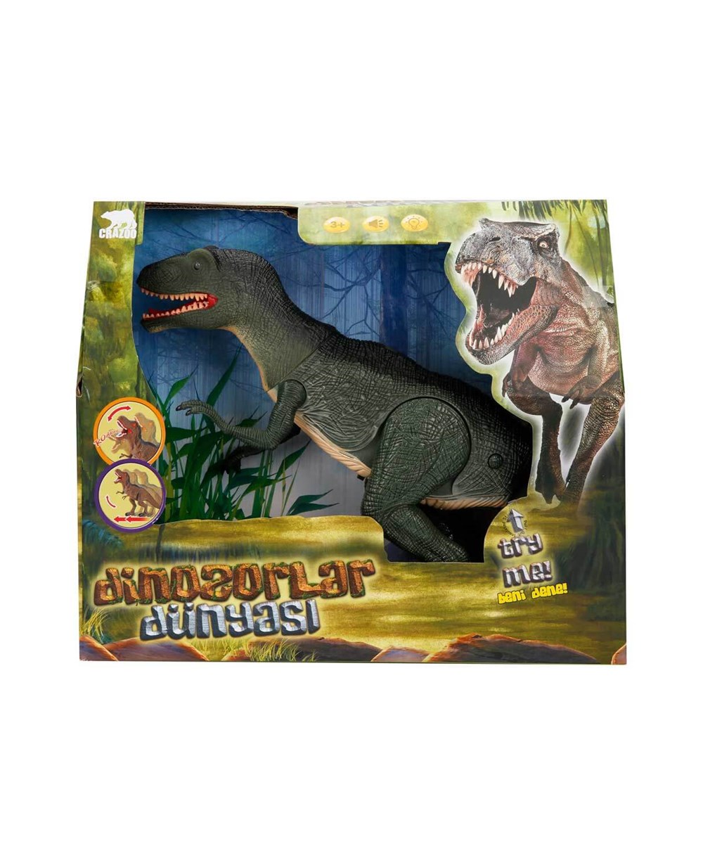 Breadcrumbut, Sunman, Crazoo Sesli ve Işıklı Büyük Dinozor 61278 Yeşil
