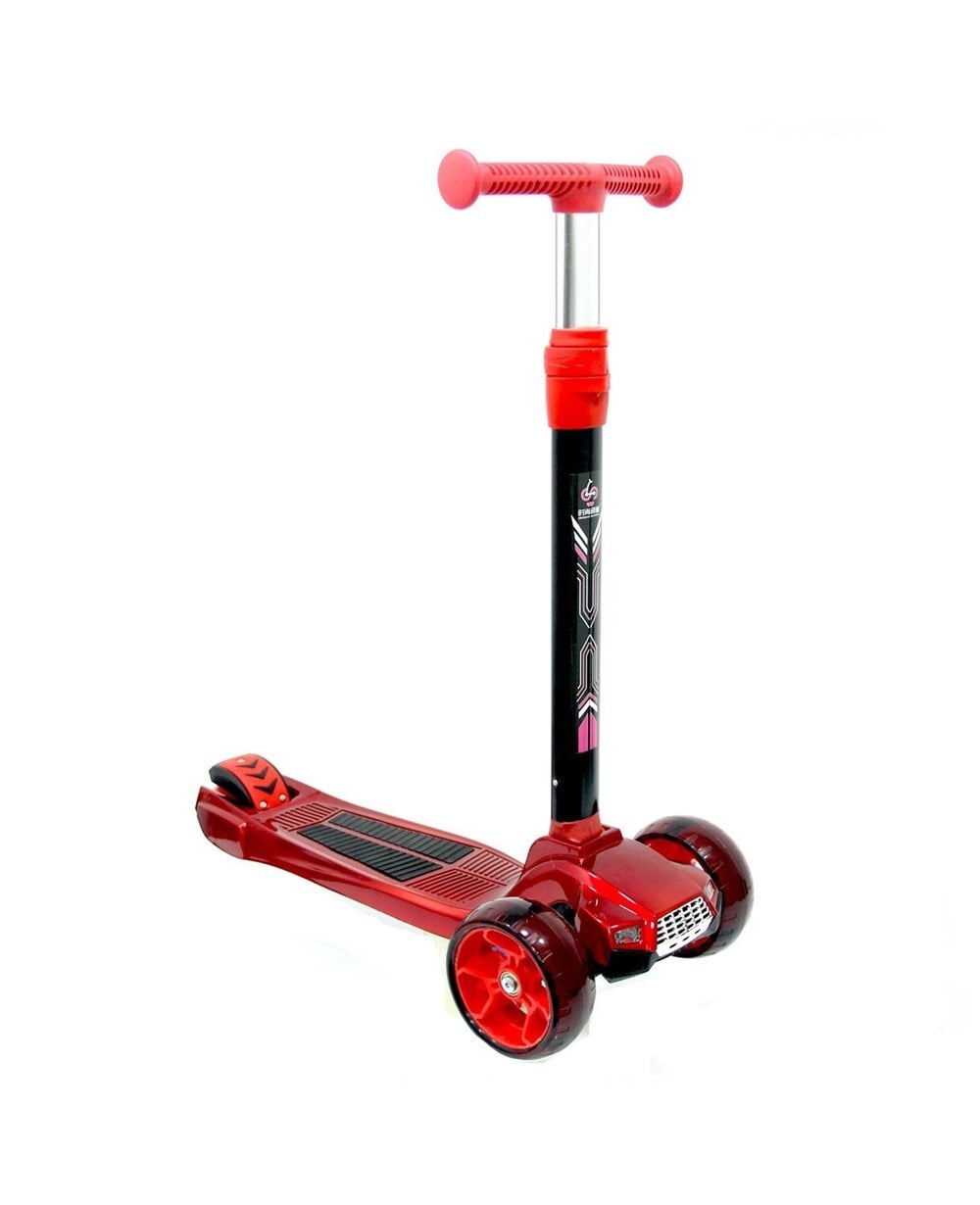 Breadcrumbut, Ceren, CTOY Araba Modelli Katlanabilir Işıklı Sesli 3 Teker Scooter 55747 Kırmızı