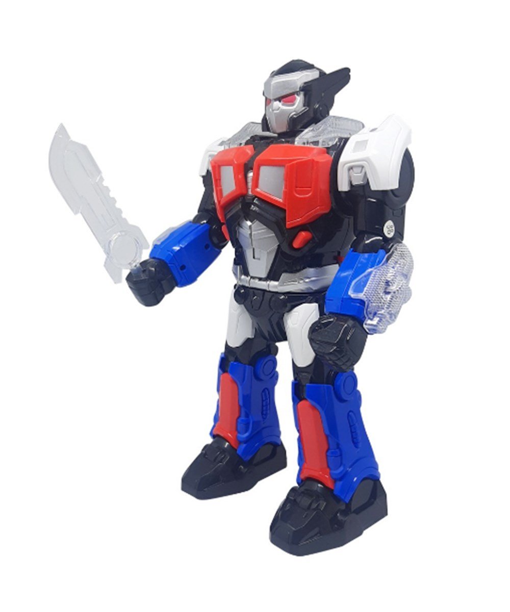 Breadcrumbut, Ceren, CTOY Işıklı Sesli ve Pilli Süper Savaşçı Robot 01142 Siyah