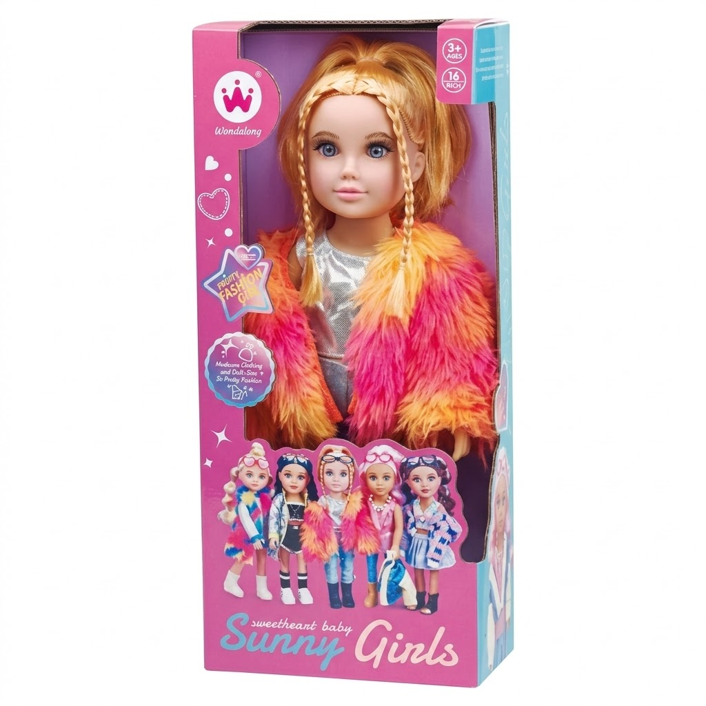 Breadcrumbut, Ceren, CTOY Tatlı Moda Oyuncak Bebek 40 cm Model 2